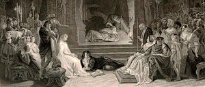 Hamlet Play Scene by Daniel Maclise